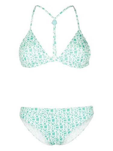 Moncler Light Green Logoed Bikini - Moncler - Modalova