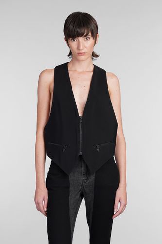 Mugler Vest In Black Viscose - Mugler - Modalova