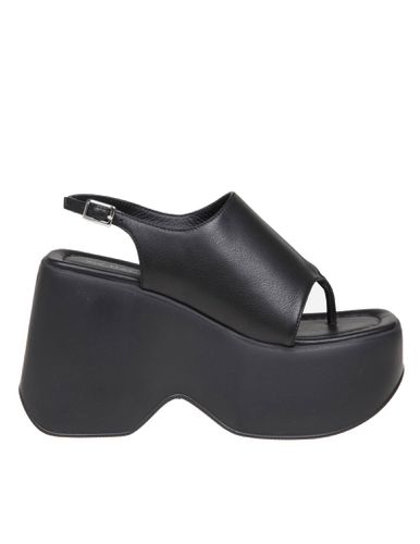 Leather Thong Sandals - Vic Matié - Modalova