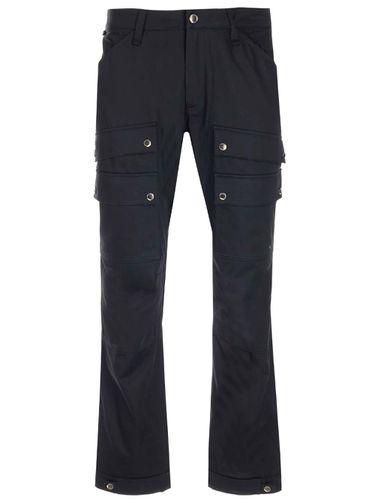 Cargo Trousers With Embroidered Logo - Burberry - Modalova