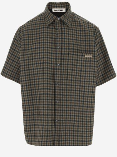 Wool Blend Shirt With Check Pattern - DARKPARK - Modalova