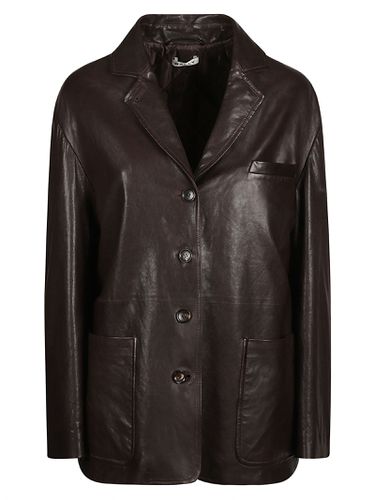 Bally Buttoned Leather Jacket - Bally - Modalova