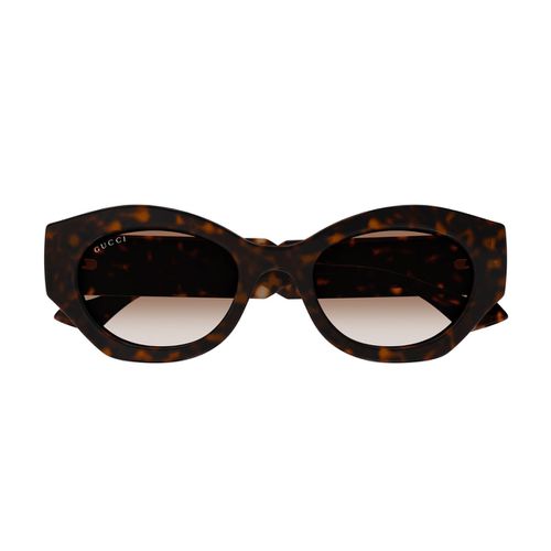 Gg1553s Linea Gucci Lido 002 Havana Crystal Brown Sunglasses - Gucci Eyewear - Modalova