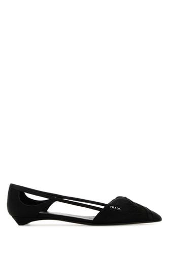 Prada Black Satin Ballerinas - Prada - Modalova