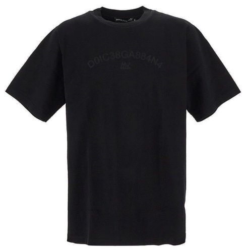 Logo Printed Crewneck T-shirt - Dolce & Gabbana - Modalova