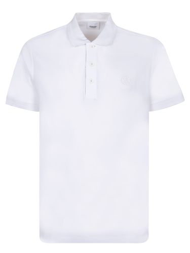 Burberry Eddie Tb White Polo Shirt - Burberry - Modalova