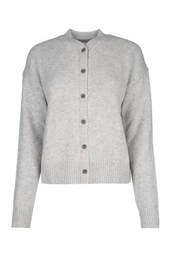 Cashmere Blend High V-neck Cardi - Calvin Klein - Modalova