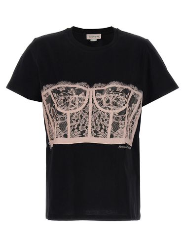 Alexander McQueen corset T-shirt - Alexander McQueen - Modalova
