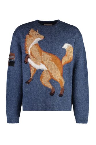 Wool-blend Crew-neck Sweater - Maison Kitsuné - Modalova