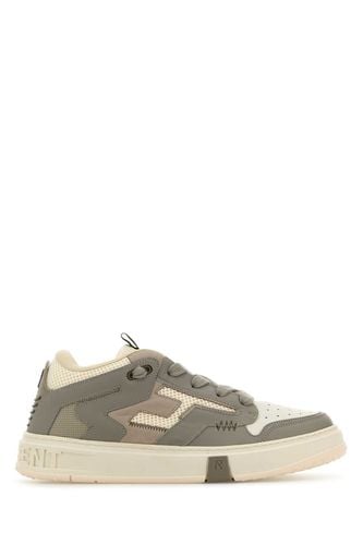 Multicolor Leather And Mesh Reptor 2 Sneakers - REPRESENT - Modalova