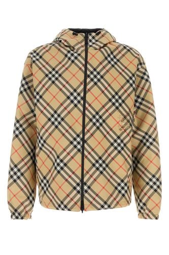 Embroidered Polyester Reversible Jacket - Burberry - Modalova