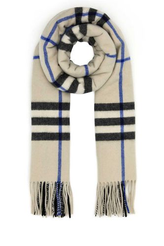 Wide Check Fringed-edge Scarf - Burberry - Modalova