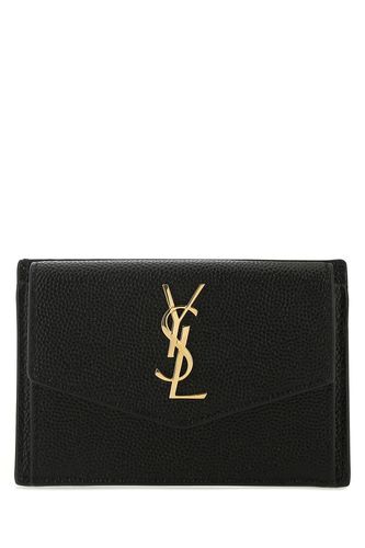 Leather Card Holder - Saint Laurent - Modalova