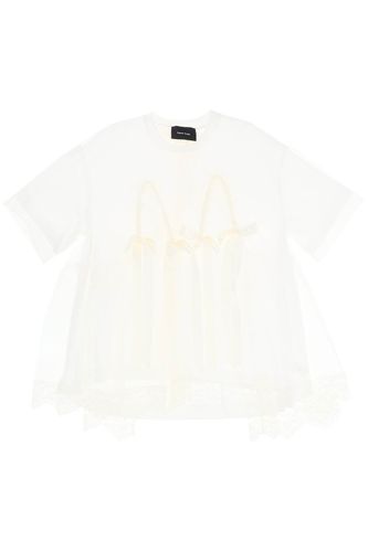 Tulle Top With Lace And Bows - Simone Rocha - Modalova