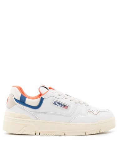 Clc Sneakers In , Blue And Orange Leather - Autry - Modalova