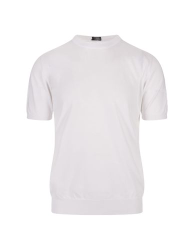 Kiton White Cotton Knit T-shirt - Kiton - Modalova