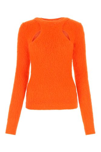 Fluo Orange Mohair Blend Alford Sweater - Isabel Marant - Modalova