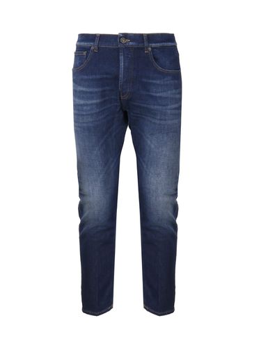 Cotton Jeans Five Pockets In Cotton Denim - Dondup - Modalova