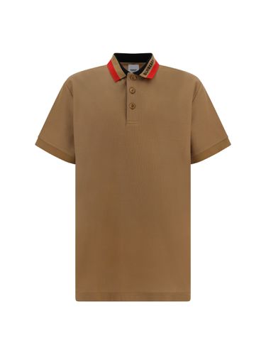 Logo Detailed Short Sleeved Polo Shirt - Burberry - Modalova