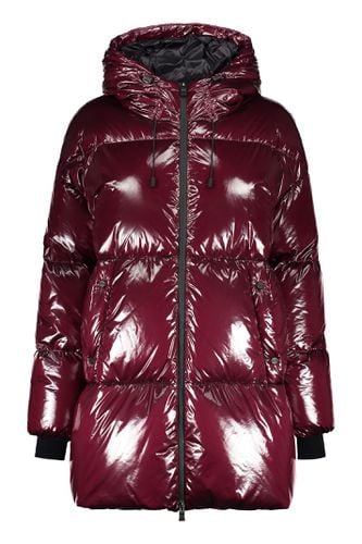 Laminar Hooded Shiny Down Jacket - Herno - Modalova