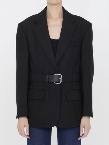 Wool Canvas Belted Blazer - Alexander Wang - Modalova