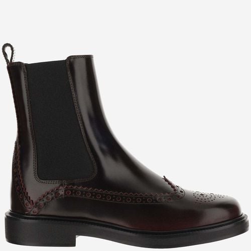 Tod's Leather Boots - Tod's - Modalova