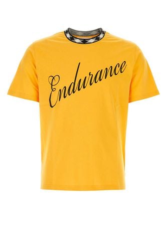 Yellow Cotton Endurance T-shirt - Wales Bonner - Modalova