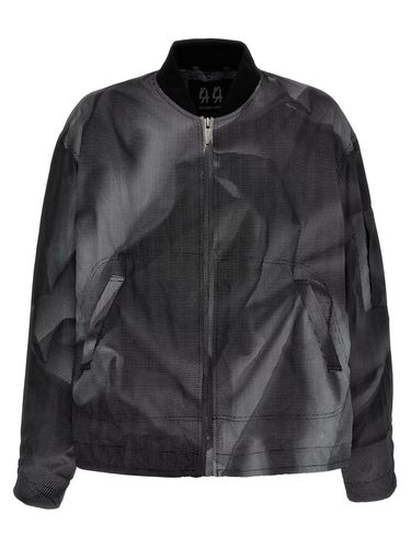 Crinkle Zip-up Bomber Jacket - 44 Label Group - Modalova