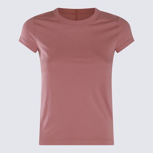Dusty Pink Cotton T-shirt - Rick Owens - Modalova