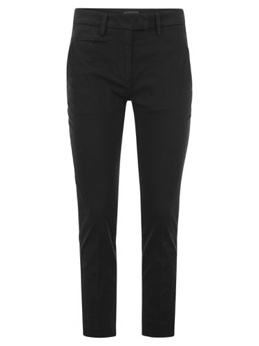 Perfect - Slim Fit Pants In Modal And Cotton - Dondup - Modalova