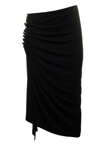 Asymmetric High Waist Midi Skirt - Paco Rabanne - Modalova