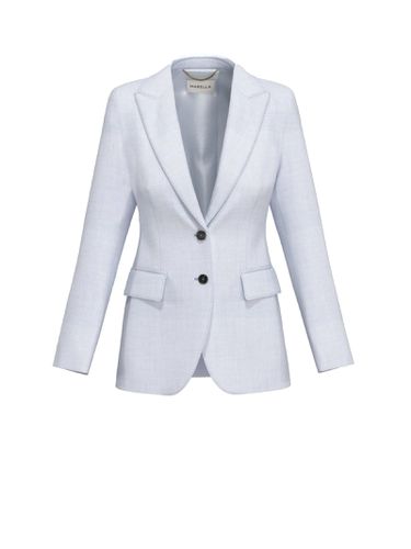 Single-breasted Jacket In Light Blue - Marella - Modalova