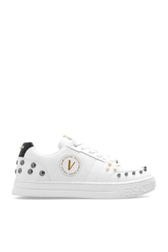 Stud-detailed Low-top Sneakers - Versace Jeans Couture - Modalova