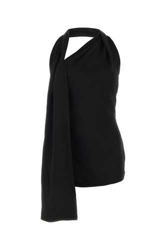 Loewe Black Satin Mini Dress - Loewe - Modalova