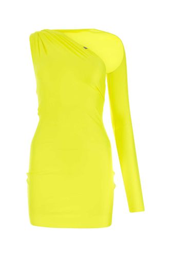Fluo Yellow Satin Mini Skirt - 1017 ALYX 9SM - Modalova