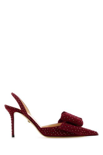 Mach & Mach Burgundy Suede Pumps - Mach & Mach - Modalova