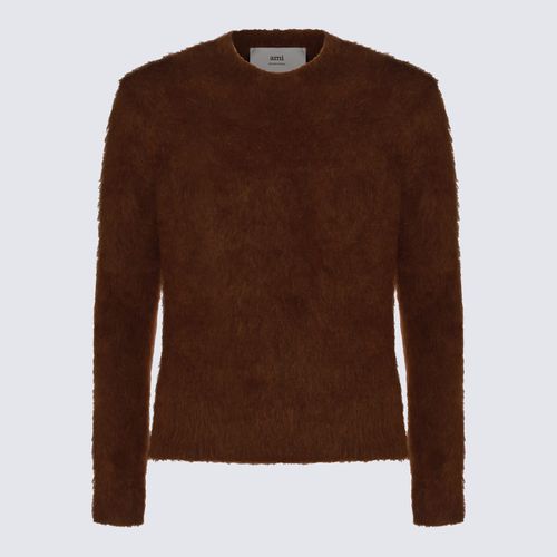 Brown Wool Knitwear - Ami Alexandre Mattiussi - Modalova