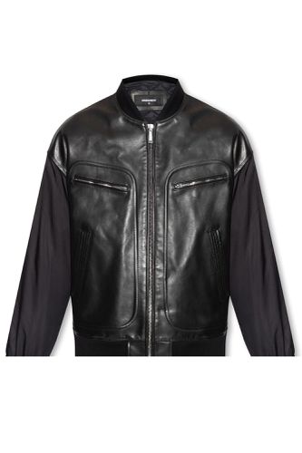 Jacket In Contrasting Fabrics - Dsquared2 - Modalova