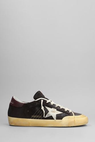 Superstar Sneakers In Dark Brown Nubuck - Golden Goose - Modalova