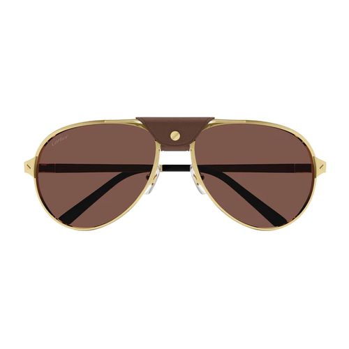 Ct0034s Santos De Cartier 015 Sunglasses - Cartier Eyewear - Modalova