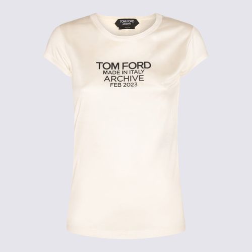 White And Silk T-shirt - Tom Ford - Modalova