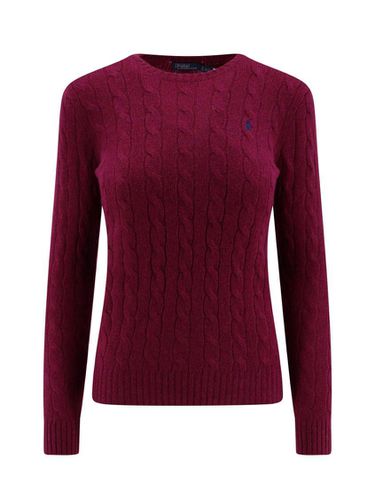 Pony Embroidered Cable-knit Jumper - Polo Ralph Lauren - Modalova