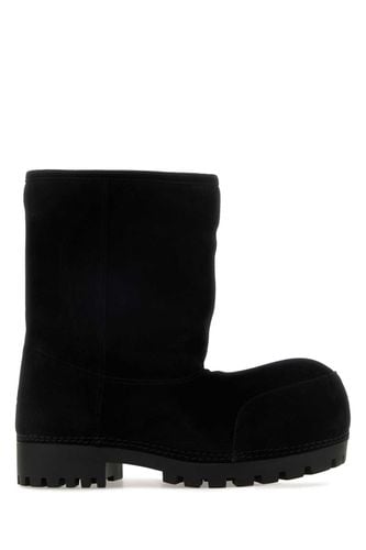 Suede Alaska Ankle Boots - Balenciaga - Modalova