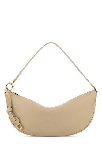 Ferragamo Sand Leather Shoulder Bag - Ferragamo - Modalova