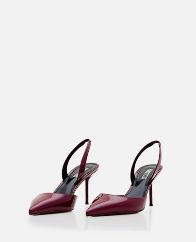 Lidia Slingback In Burgundy Paint - Paris Texas - Modalova