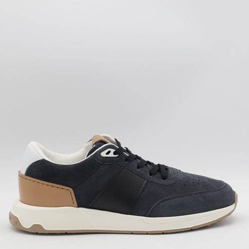 Navy Suede And Beige Leather Sneakers - Tod's - Modalova