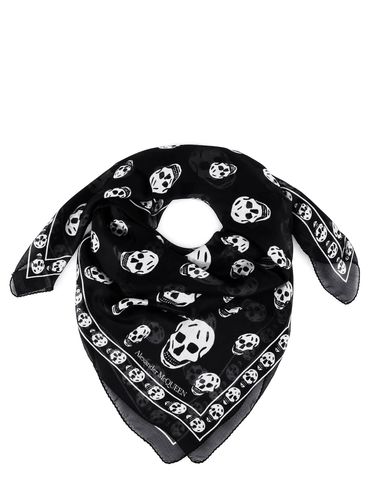 Alexander McQueen Skull Silk Scarf - Alexander McQueen - Modalova