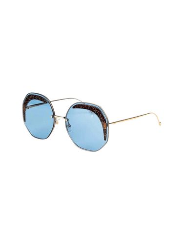 Ff 0358 - Gold Sunglasses - Fendi Eyewear - Modalova