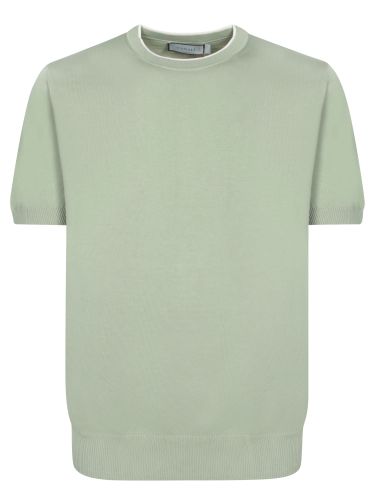 Canali Sage Cotton T-shirt - Canali - Modalova