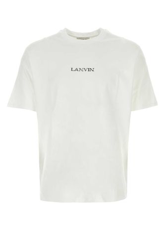 Lanvin White Cotton T-shirt - Lanvin - Modalova
